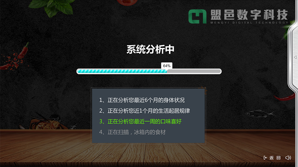 智能廚房系統 觸摸屏