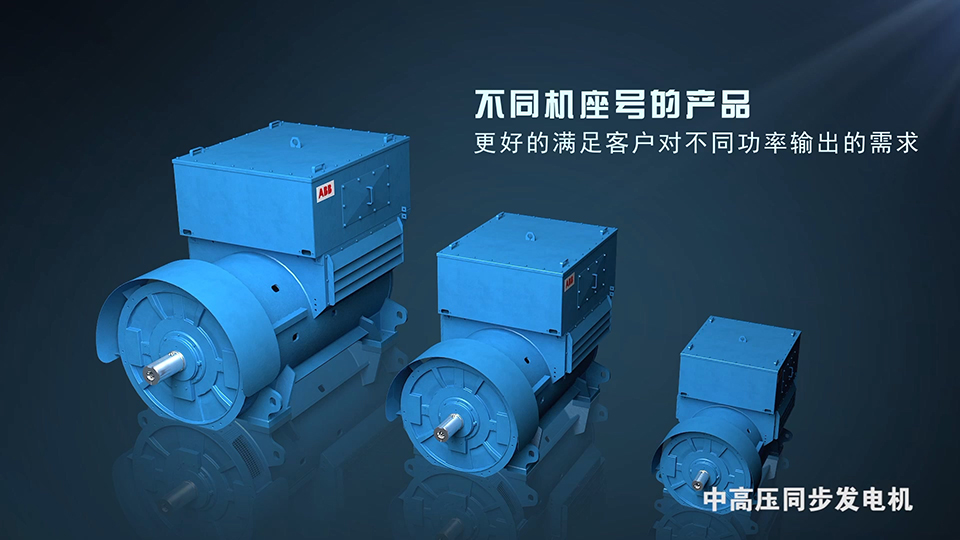 ABB 同步發電機三維產品動畫